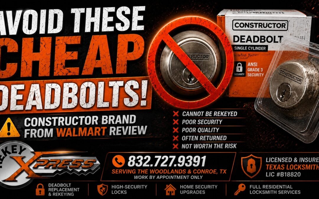 DONT BUY WAL-MART CONSTRUCTOR BRAND DEADBOLTS