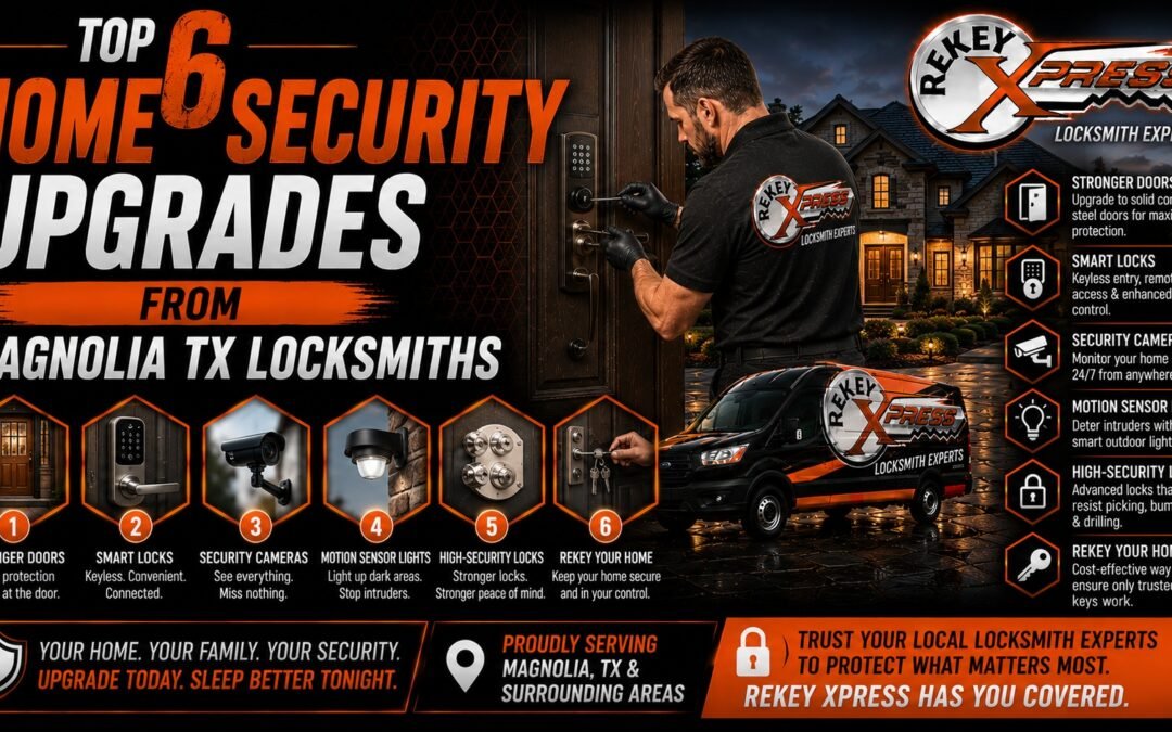 Top 6 Home Security Upgrades from Magnolia TX Locksmiths