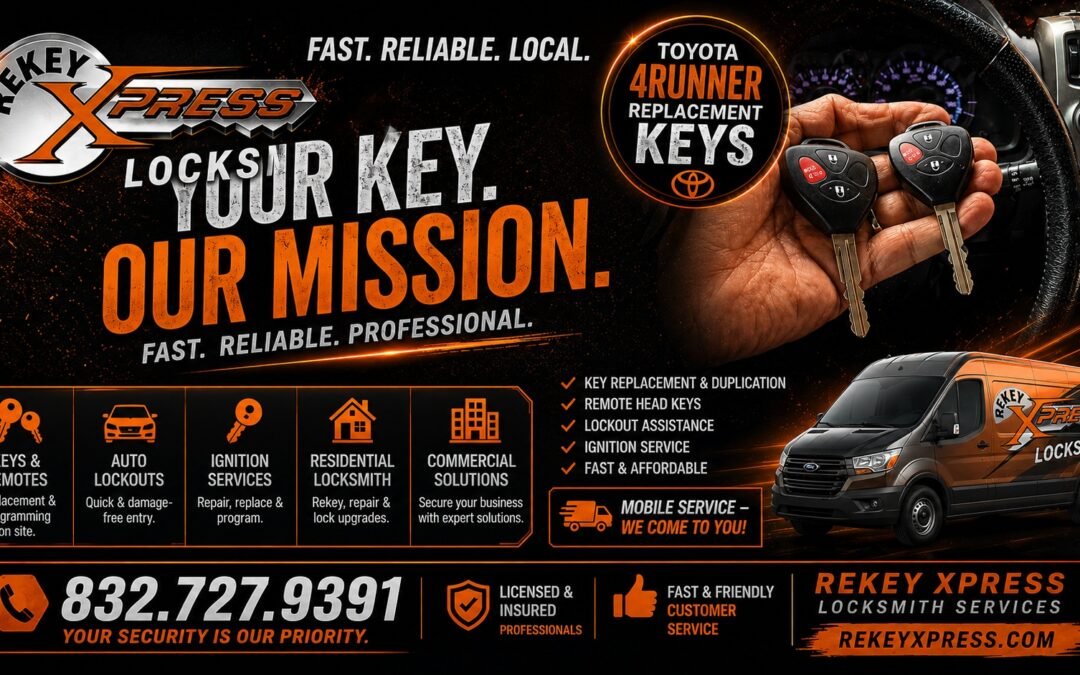 Montgomery TX 24 Hour Locksmith – Day or Night, We’re Here