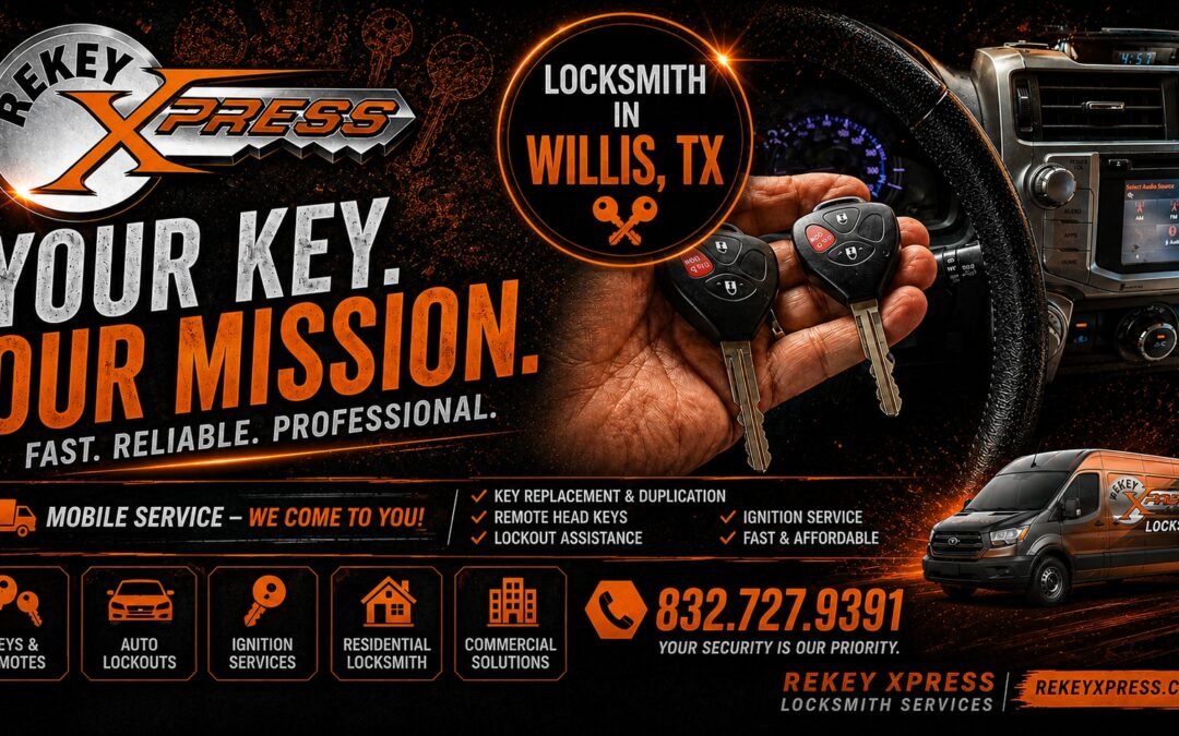 Which Car Locksmith in Willis, TX Offers 24/7 Mobile Service?