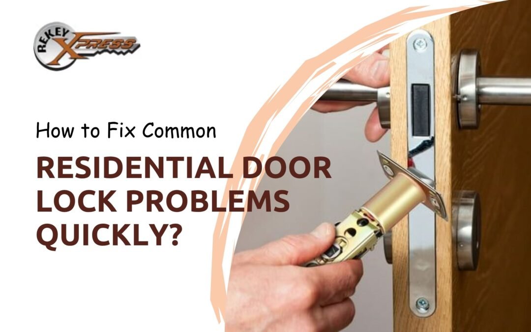 How to Fix Common Residential Door Lock Problems Quickly?