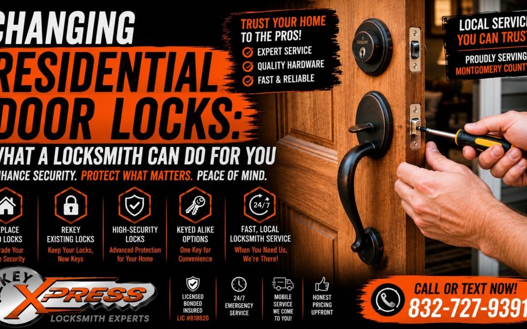 Changing Residential Door Locks: What a Locksmith Can Do for You