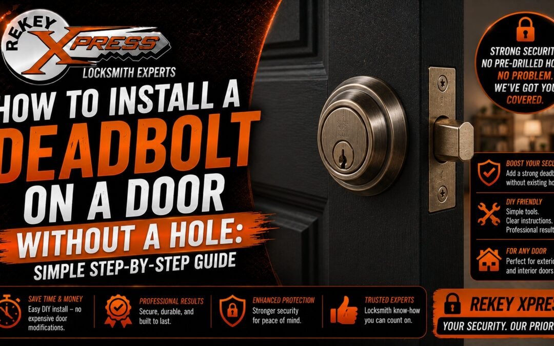 How to Install a Deadbolt on a Door Without a Hole: Simple Step-by-Step Guide