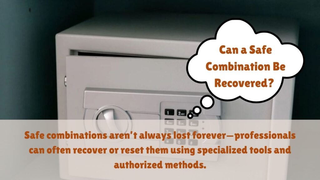 Can a Safe Combination Be Recovered? 