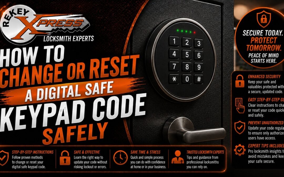 How to Change or Reset a Digital Safe Keypad Code Safely?