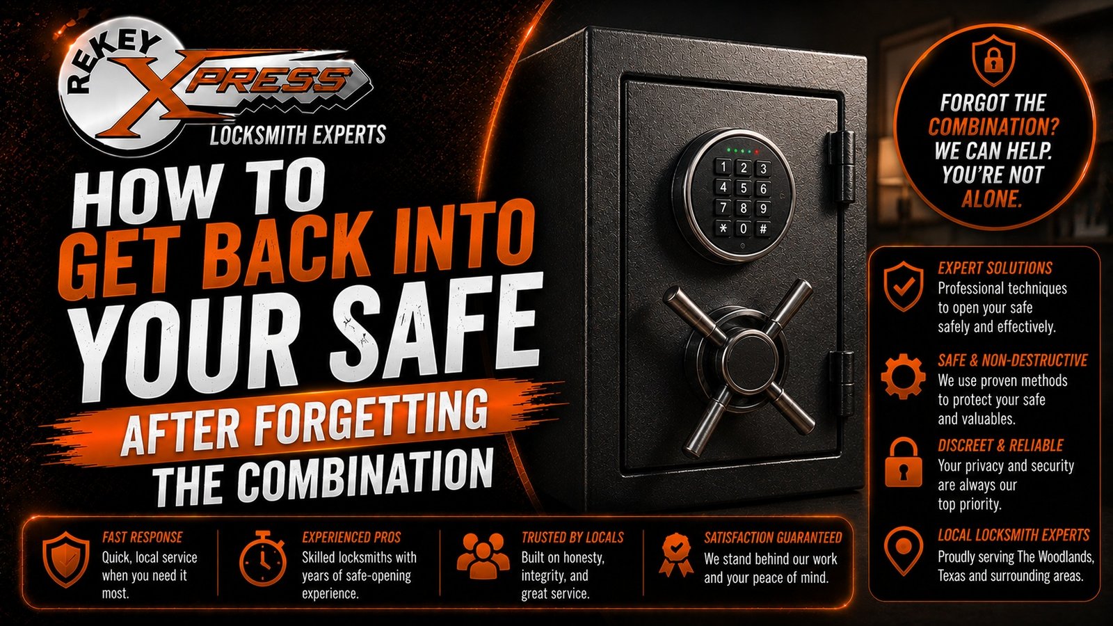 How to Get Back Into Your Safe After Forgetting Code