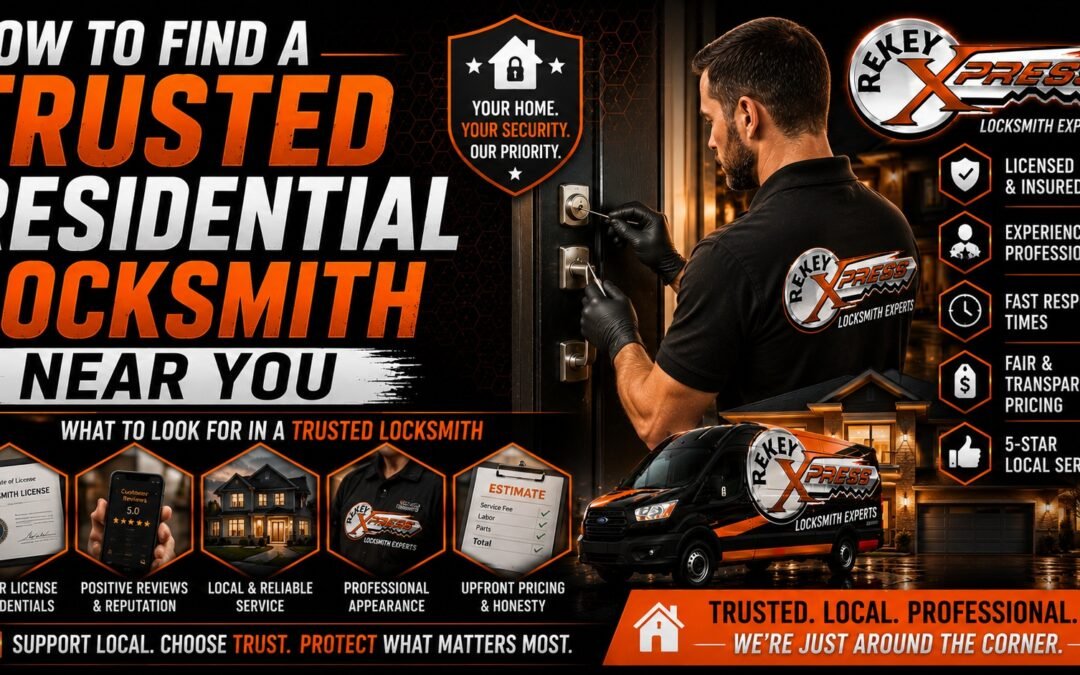 How to Find a Trusted Residential Locksmith Near You?