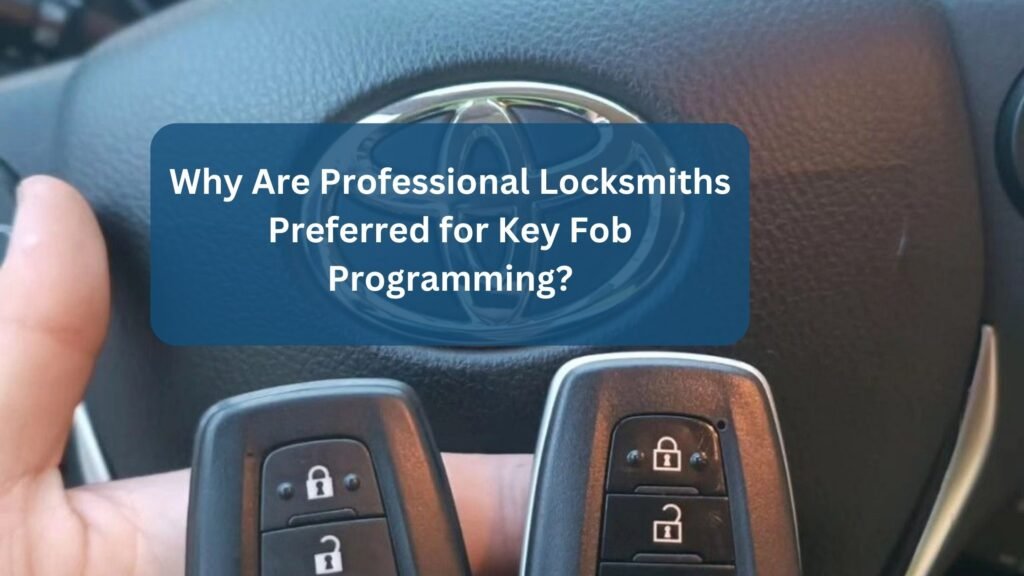 Why Are Professional Locksmiths Preferred for Key Fob Programming?