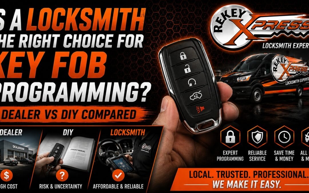 locksmith vs dealer key fob programming
